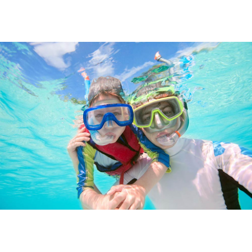 How to teach a child to snorkel