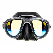 Mask Marlin Hybrid Carbon/Black with yellow mirror lenses