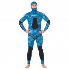 Wetsuit Marlin CAMOSKIN PRO 3 mm ocean blue camo