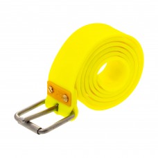 Marlin silicone cargo belt with a Marseilles buckle Yellow