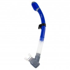 Snorkel Marlin Dry Flap Blue/Clear