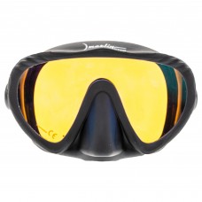 Mask Marlin Raptor Black with yellow mirror lens