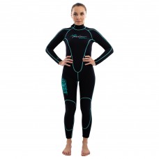 Wetsuit Marlin Malibu Lady 2.5 mm Black/Aqua blue