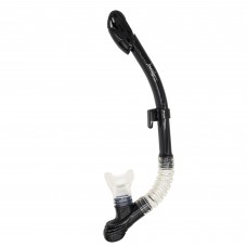 Snorkel Marlin Dry Duo Black/Clear curved design