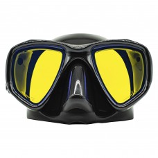 Mask Marlin Triton Black with yellow mirror lens