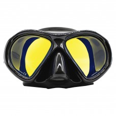 Mask Marlin Superba Black with yellow mirror lens