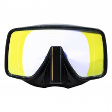 Mask Marlin Saturn Black with yellow mirror lens